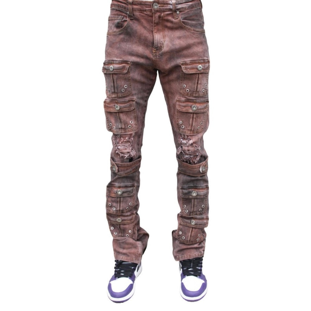 Sz Various Rust Brown Quality denim jeans