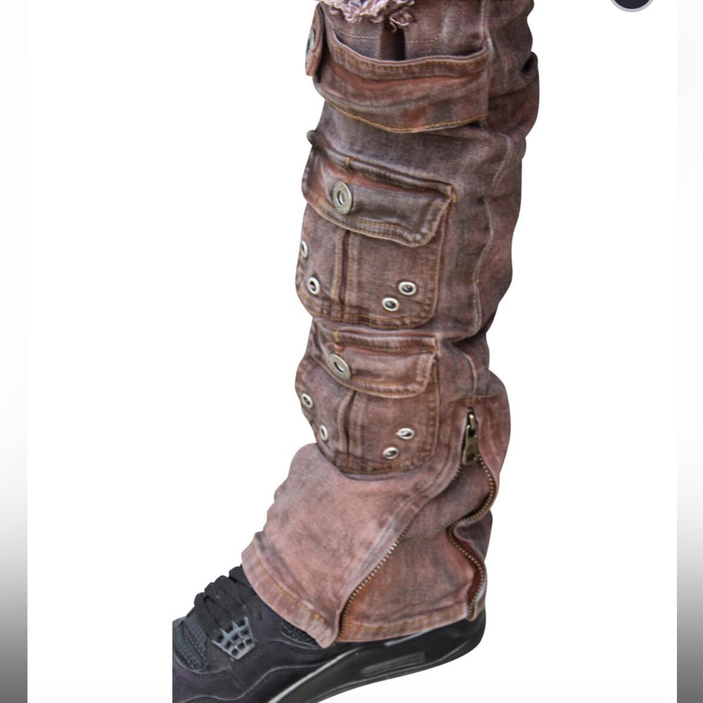 Sz Various Rust Brown Quality denim jeans