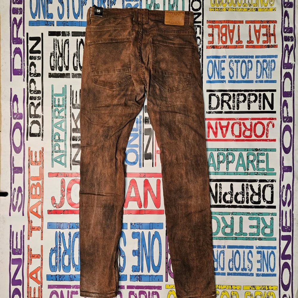 Sz Various Rust Brown Quality denim jeans