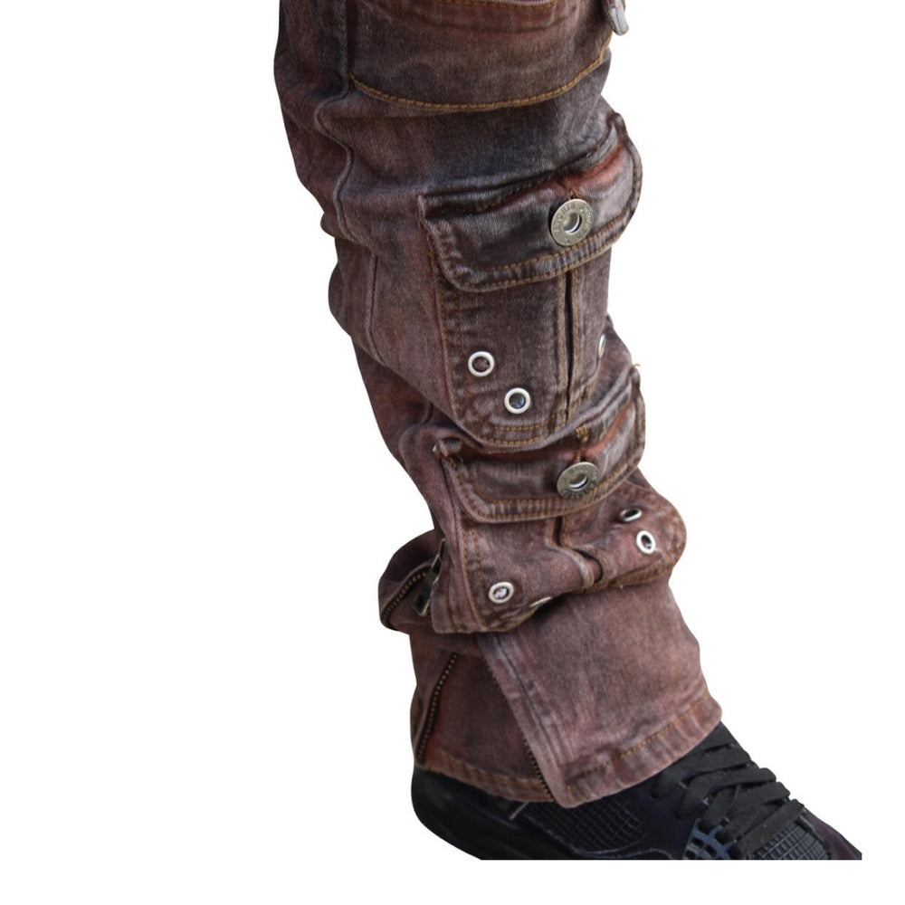 Sz Various Rust Brown Quality denim jeans