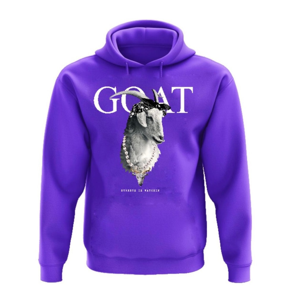 Goat purple hoodie Sz various