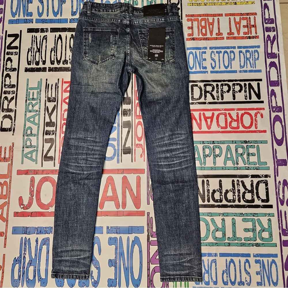 Sz Various dark blue denim jeans