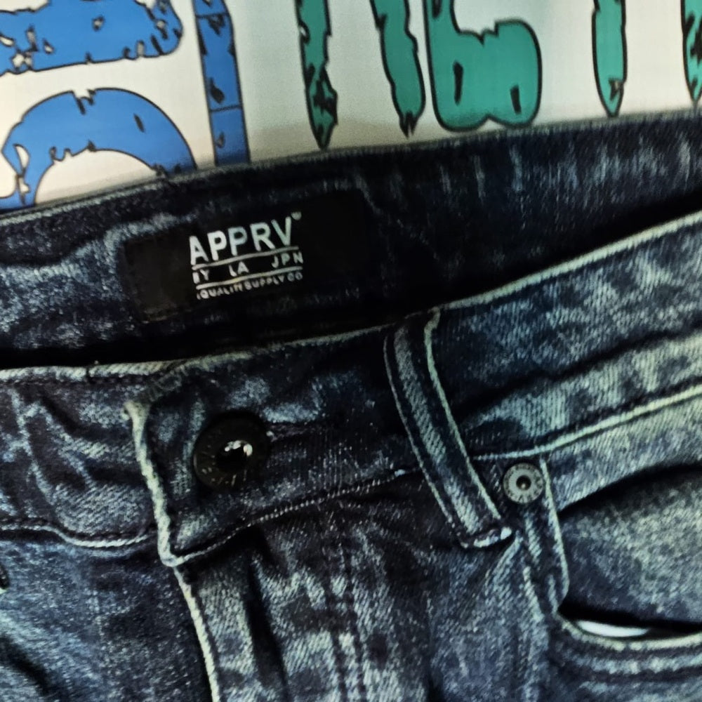 Sz Various dark blue denim jeans