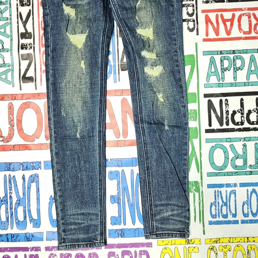 Sz Various dark blue denim jeans