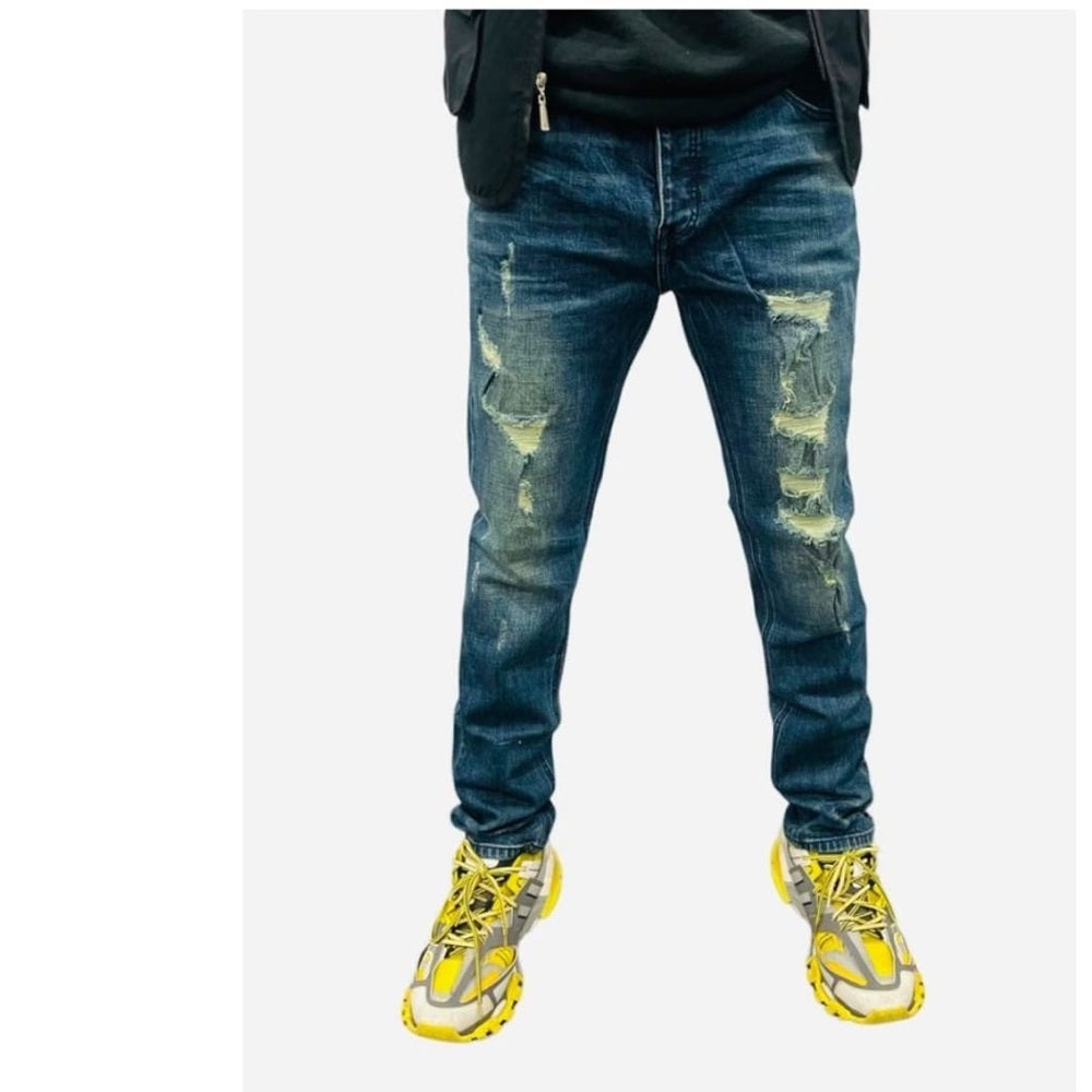 Sz Various dark blue denim jeans