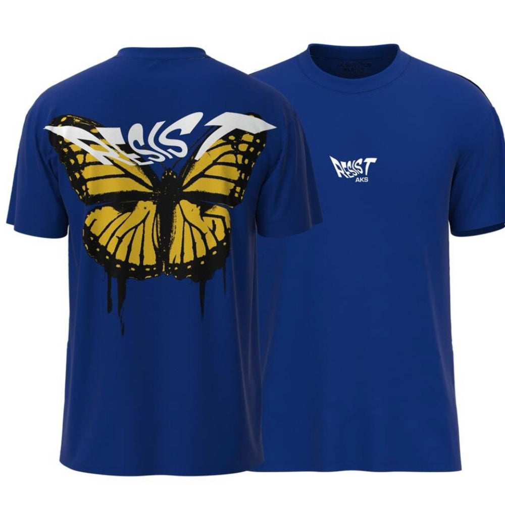 Resist graphic tee sz Various