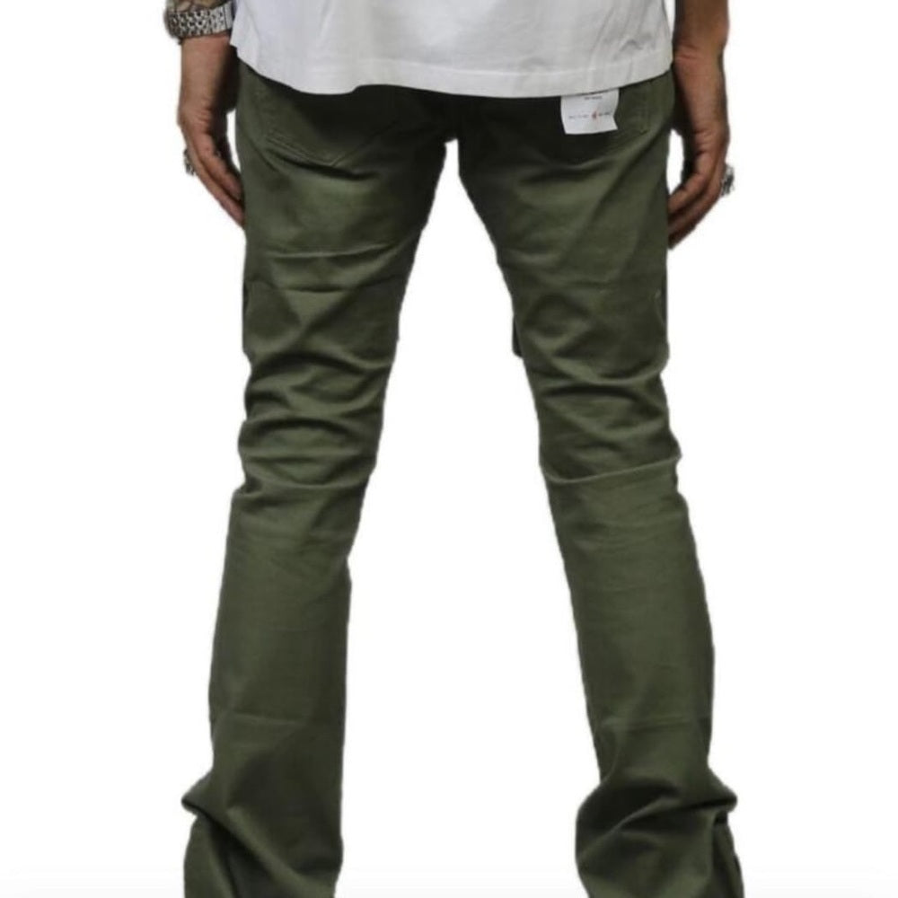 Sz Various stack cargo olive green