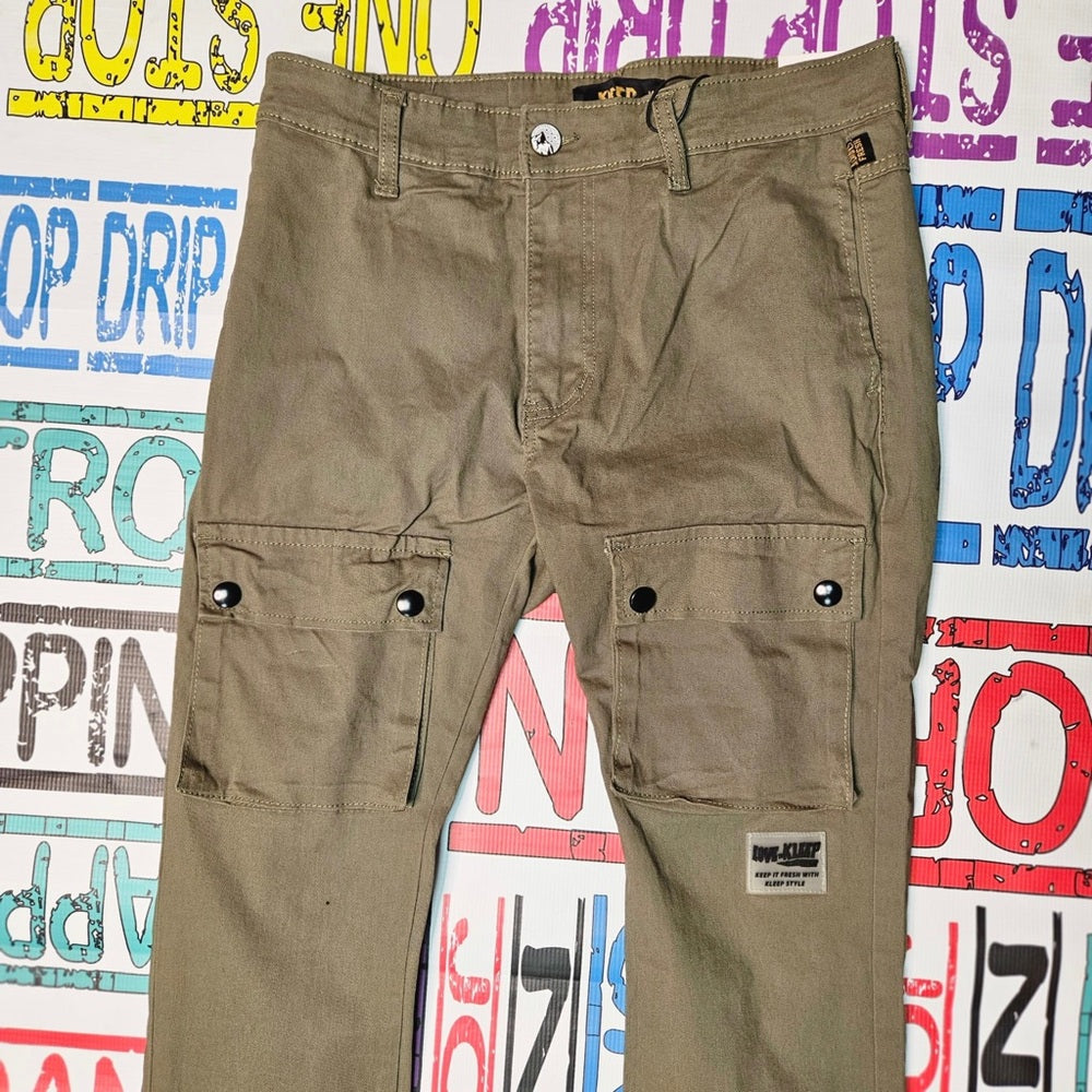Sz Various stack cargo olive green