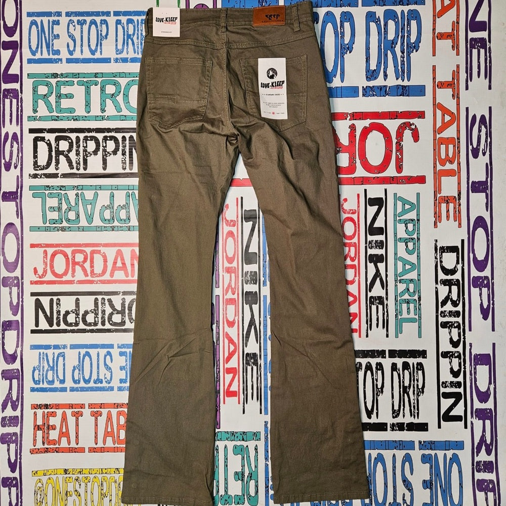 Sz Various stack cargo olive green