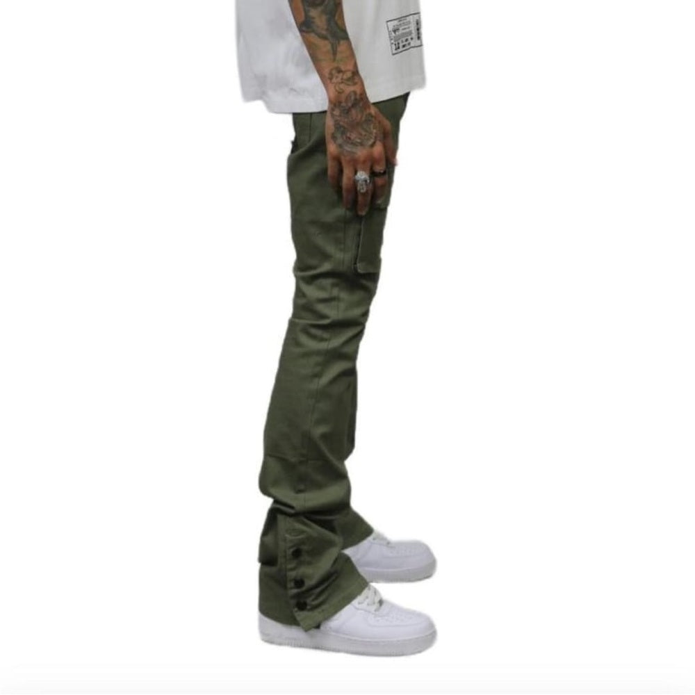 Sz Various stack cargo olive green