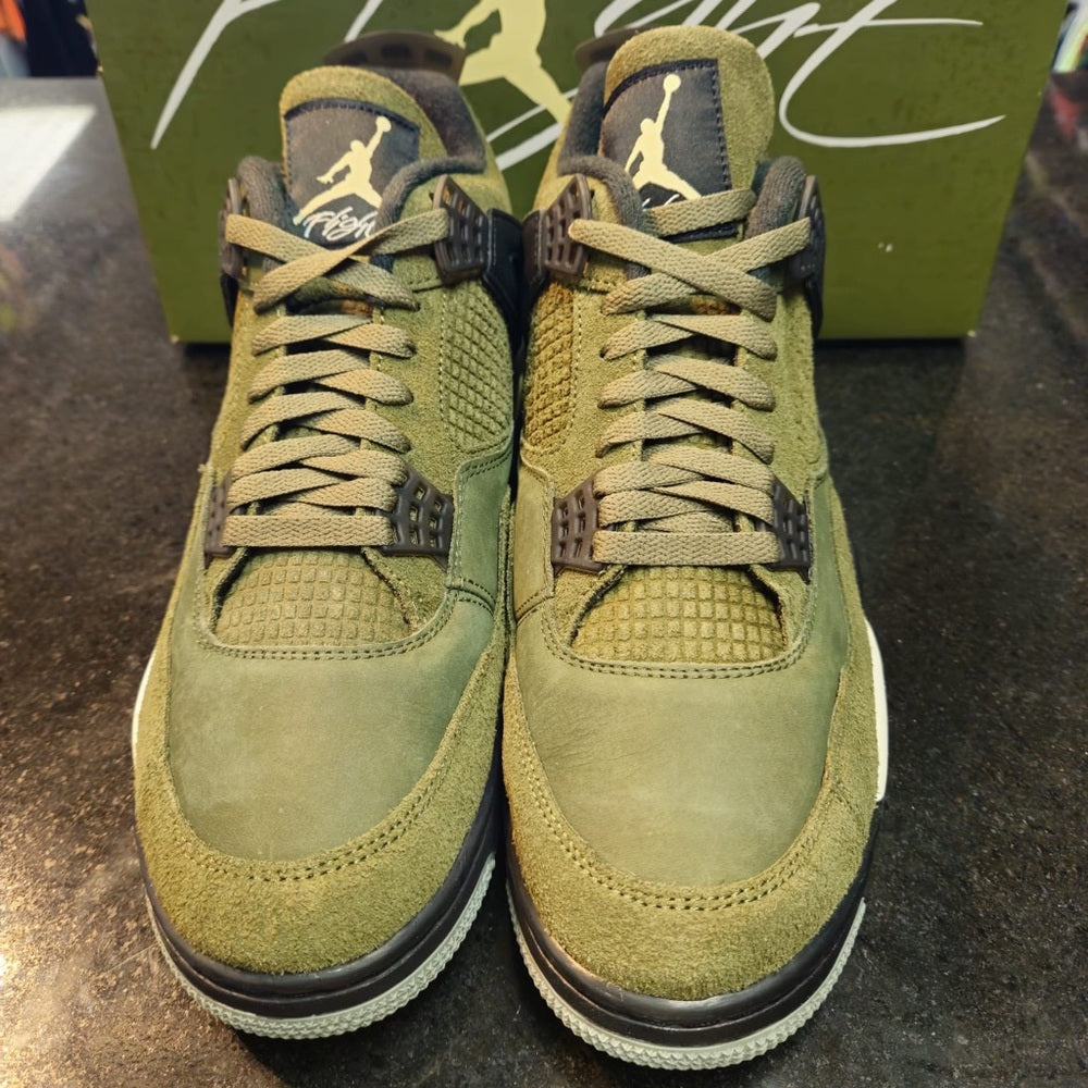 Nike Air Jordan 4 Retro SE Craft Medium Olive sz 12