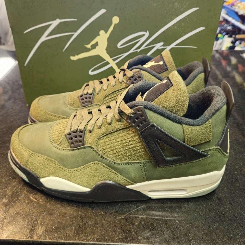 Nike Air Jordan 4 Retro SE Craft Medium Olive sz 12