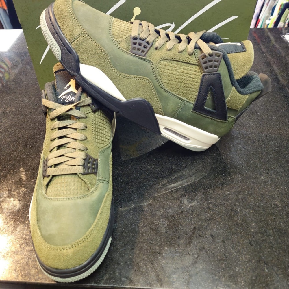 Nike Air Jordan 4 Retro SE Craft Medium Olive sz 12