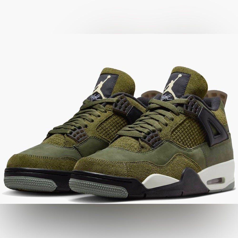 Nike Air Jordan 4 Retro SE Craft Medium Olive sz 12