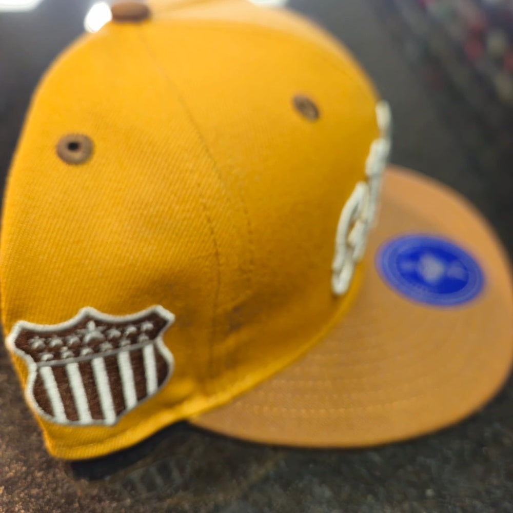 Sz Various Fitted cap brown grays