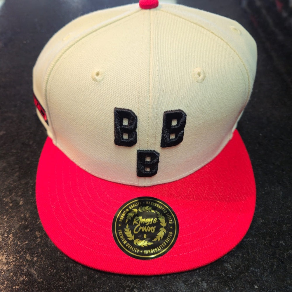 Black Barons sz 8 Fitted Cap