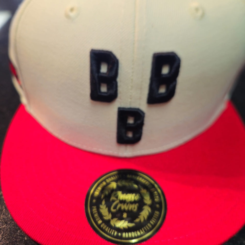 Black Barons sz 8 Fitted Cap