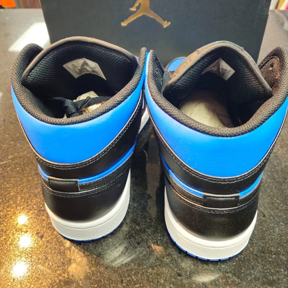 Air Jordan 1 Mid blue/black sz 10 NWB