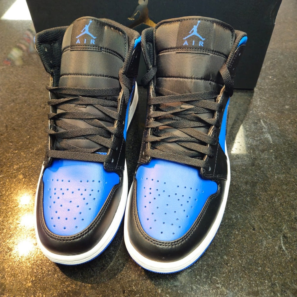 Air Jordan 1 Mid blue/black sz 10 NWB