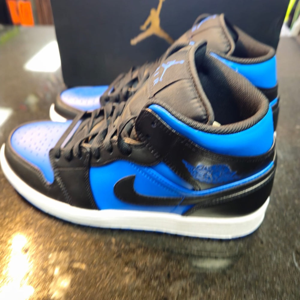 Air Jordan 1 Mid blue/black sz 10 NWB