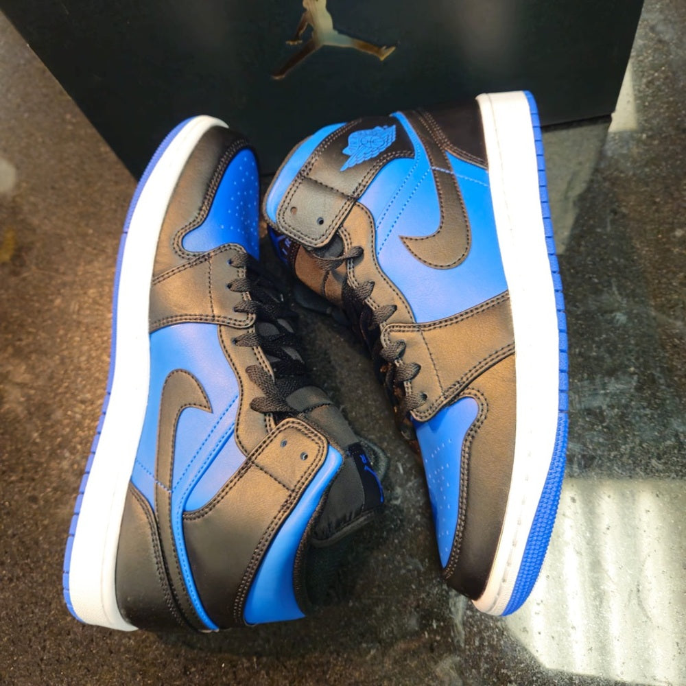 Air Jordan 1 Mid blue/black sz 10 NWB