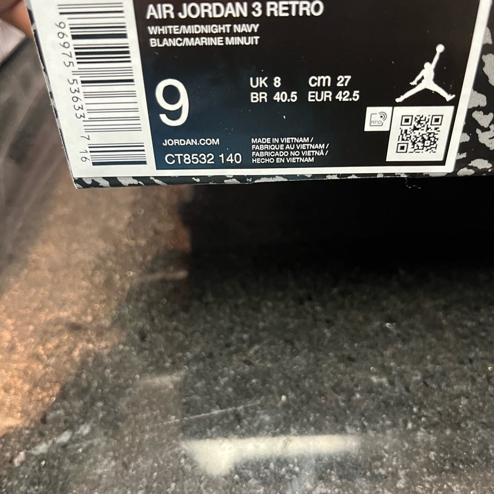 Air Jordan 3 Retro sz various NWB 
Men's Shoes CT8532-140