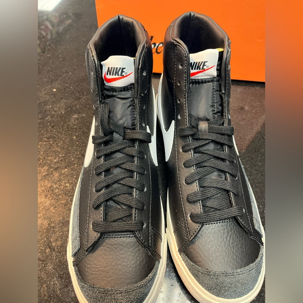 Nike Men's Blazer Mid '77 Vintage Shoes Black Sz 10.5