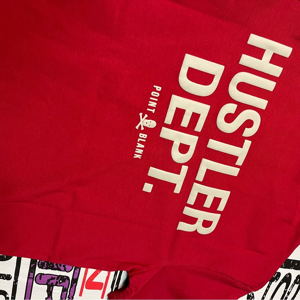 Hustler Dept Buff Tee print size various