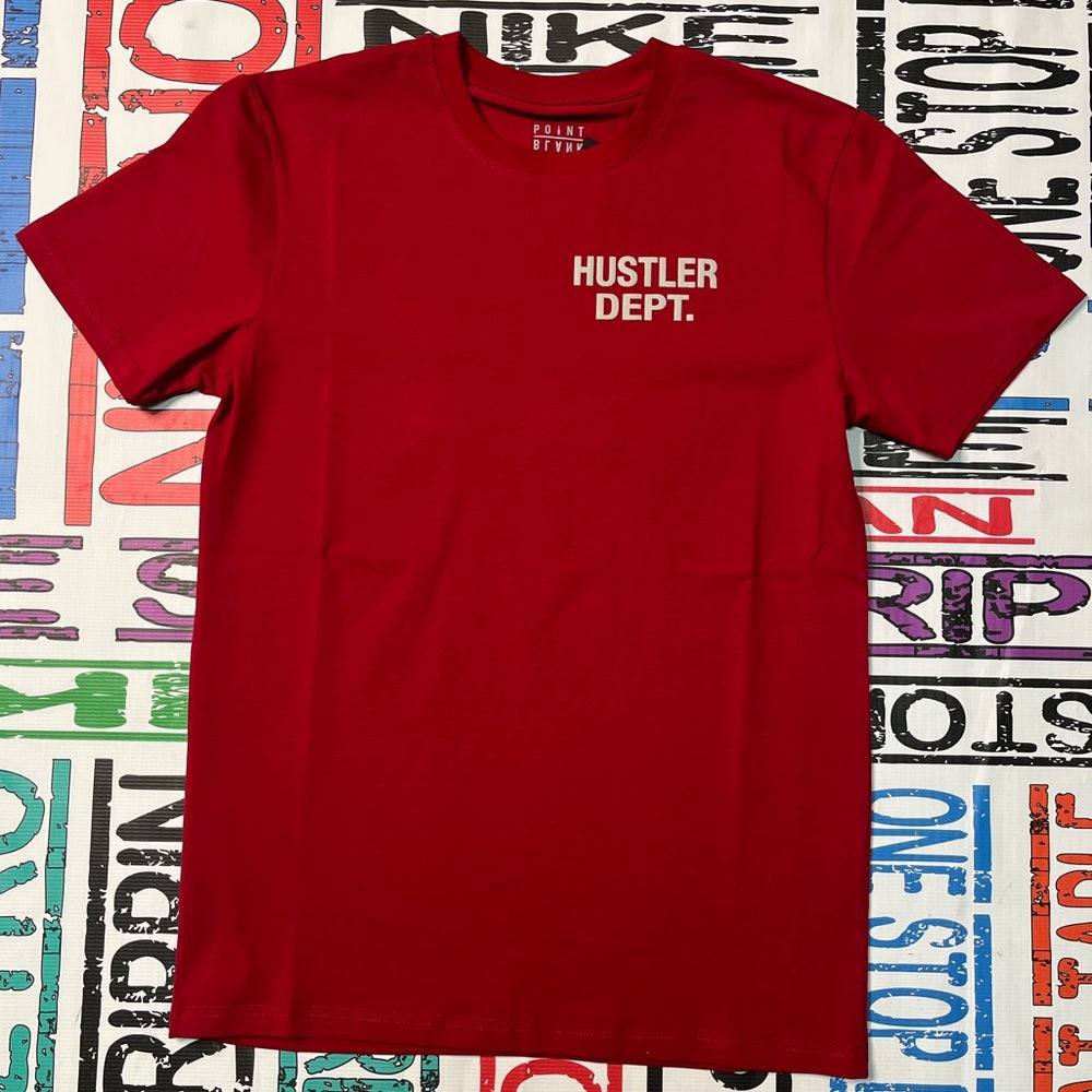 Hustler Dept Buff Tee print size various