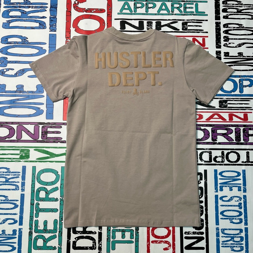 Hustler Dept Buff Tee print size various