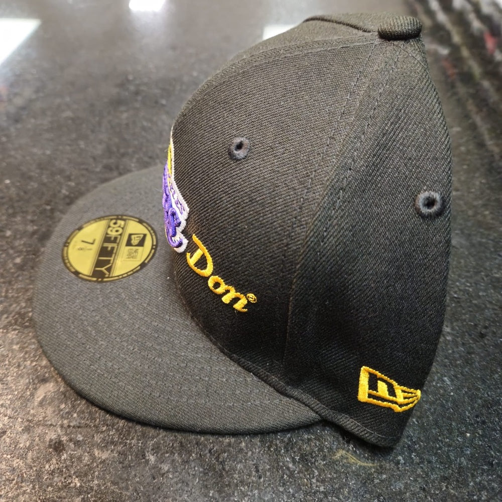 Sz 7 1/8 lakers fitted cap black