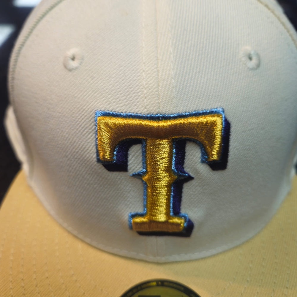 Texas Rangers fitted cap sz &