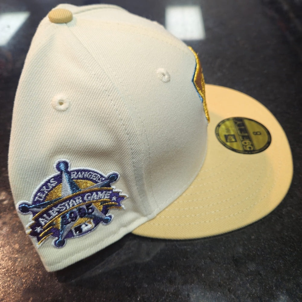 Texas Rangers fitted cap sz &