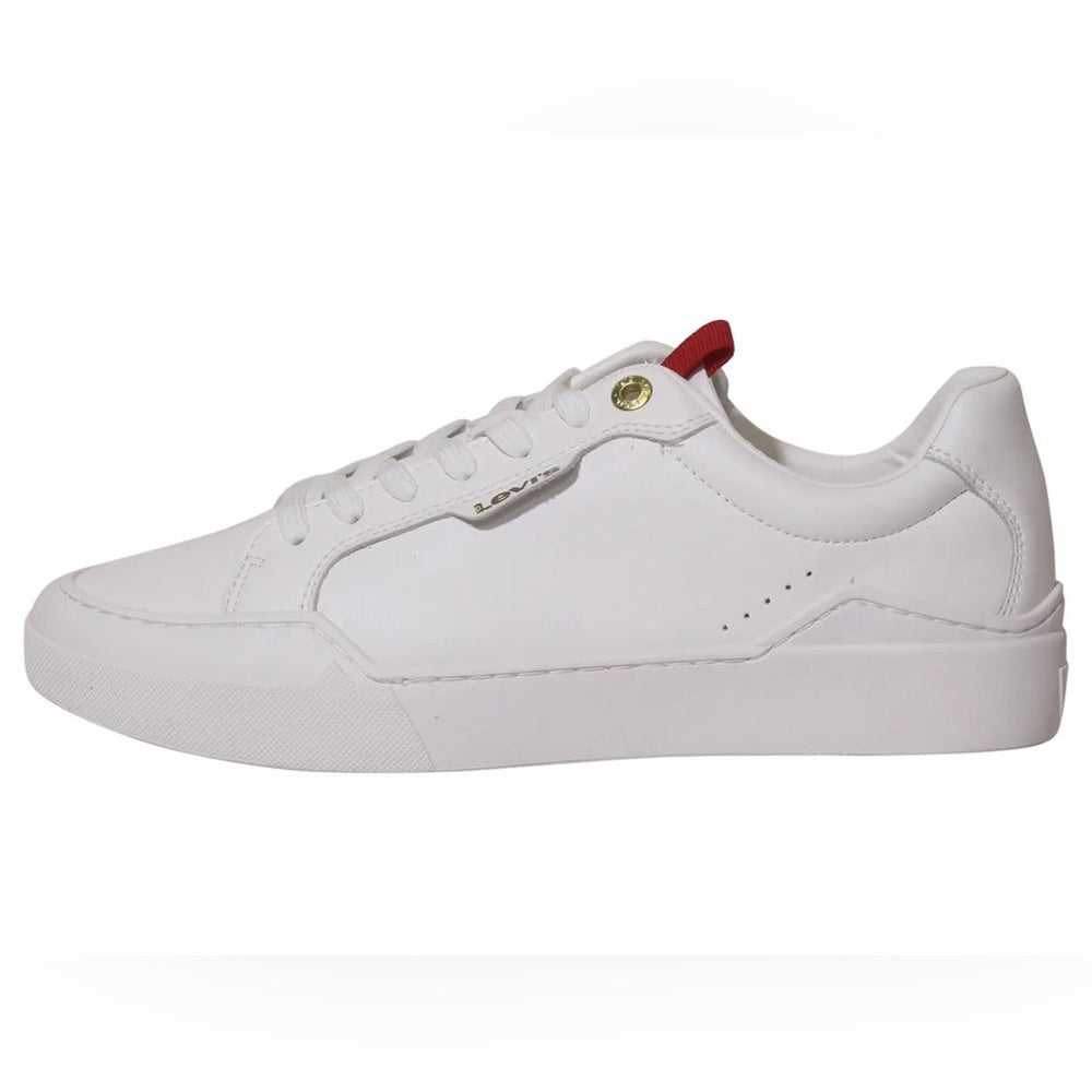 Sz various Levi's Men's 521-XX-Essential Sneakers Low Top White Mono