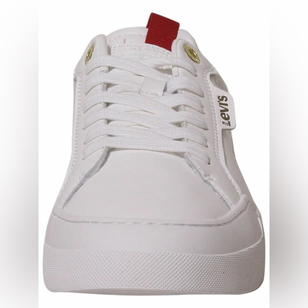 Sz various Levi's Men's 521-XX-Essential Sneakers Low Top White Mono