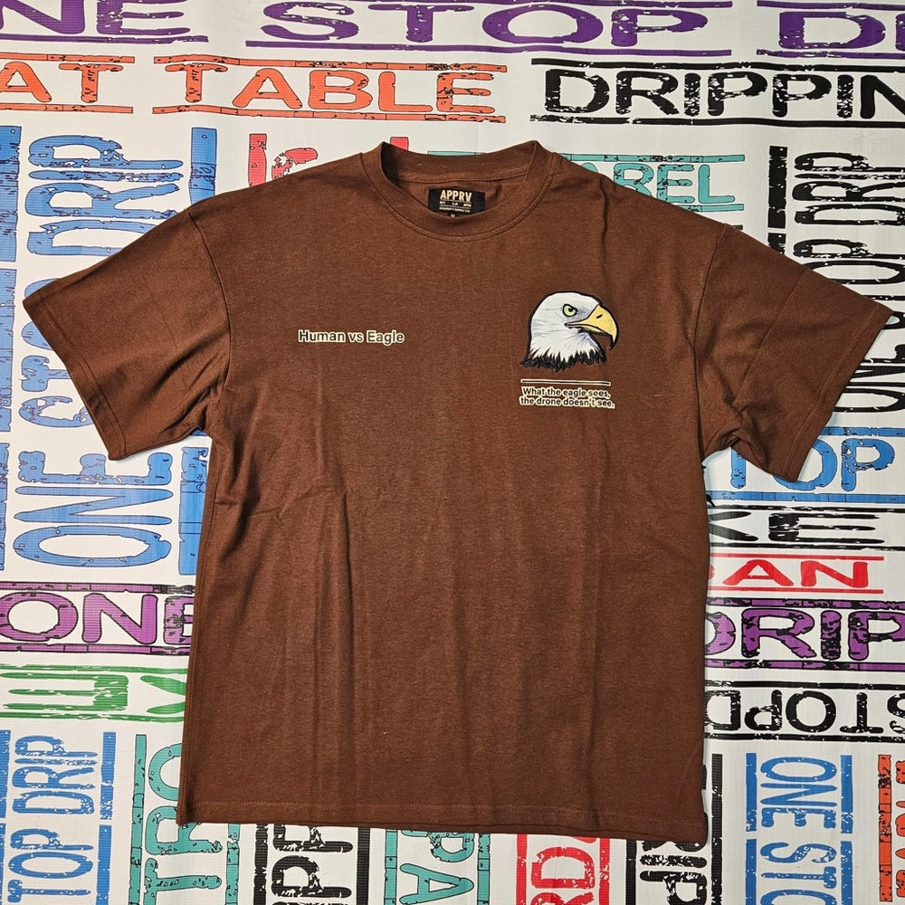 Eagles vs Human tee Sz various muti colors