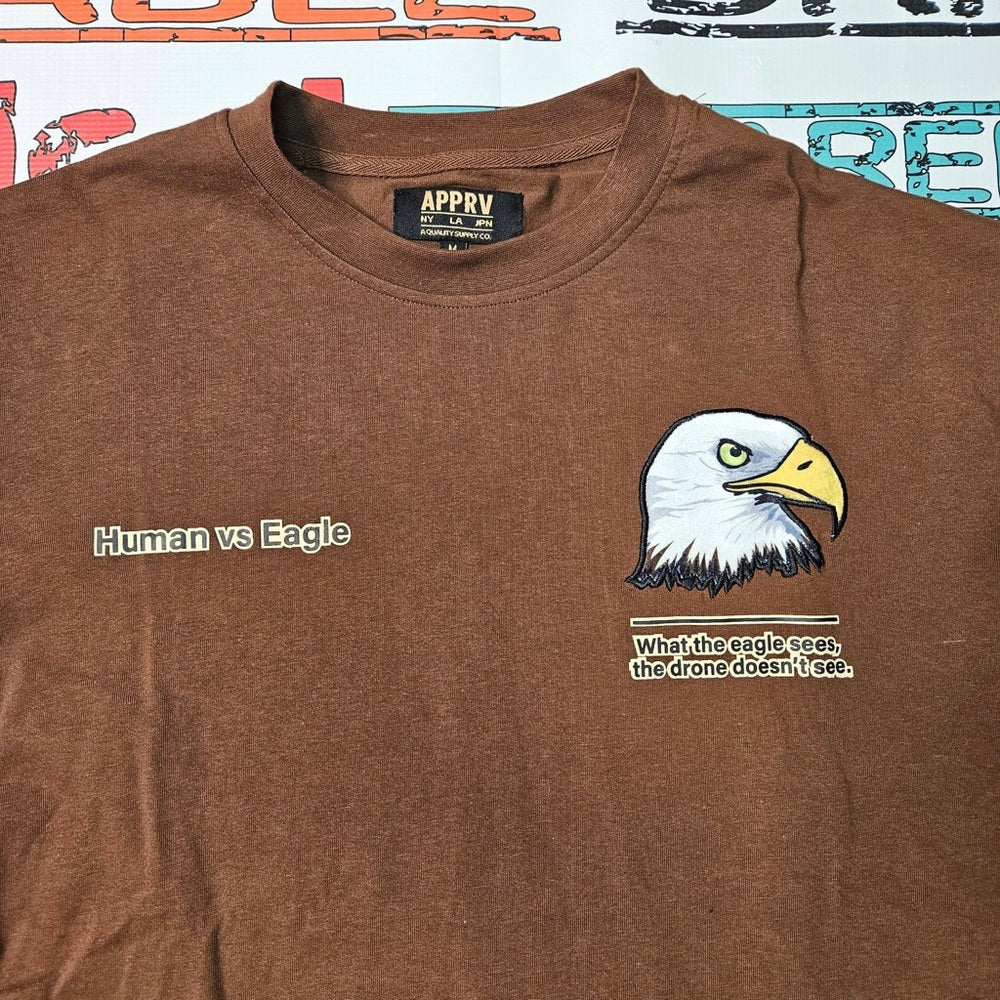 Eagles vs Human tee Sz various muti colors