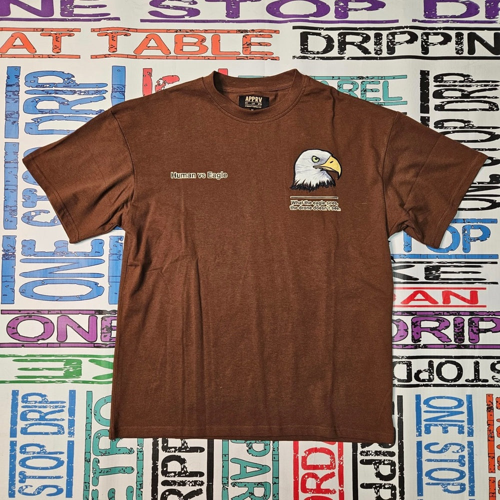 Eagles vs Human tee Sz various muti colors