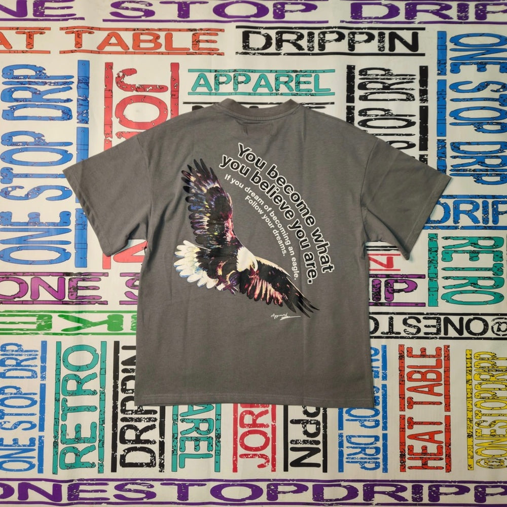 Eagles vs Human tee Sz various gray