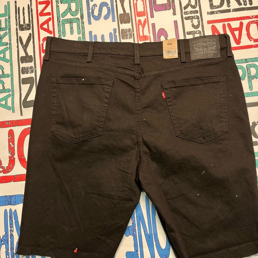 Sz 42 Levi jean shorts black