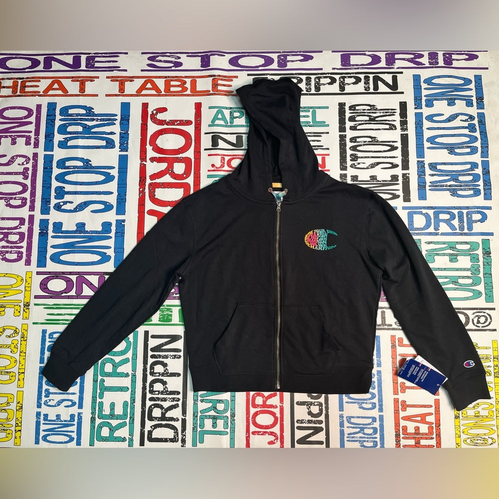 Sz large champion women’s hoodie black