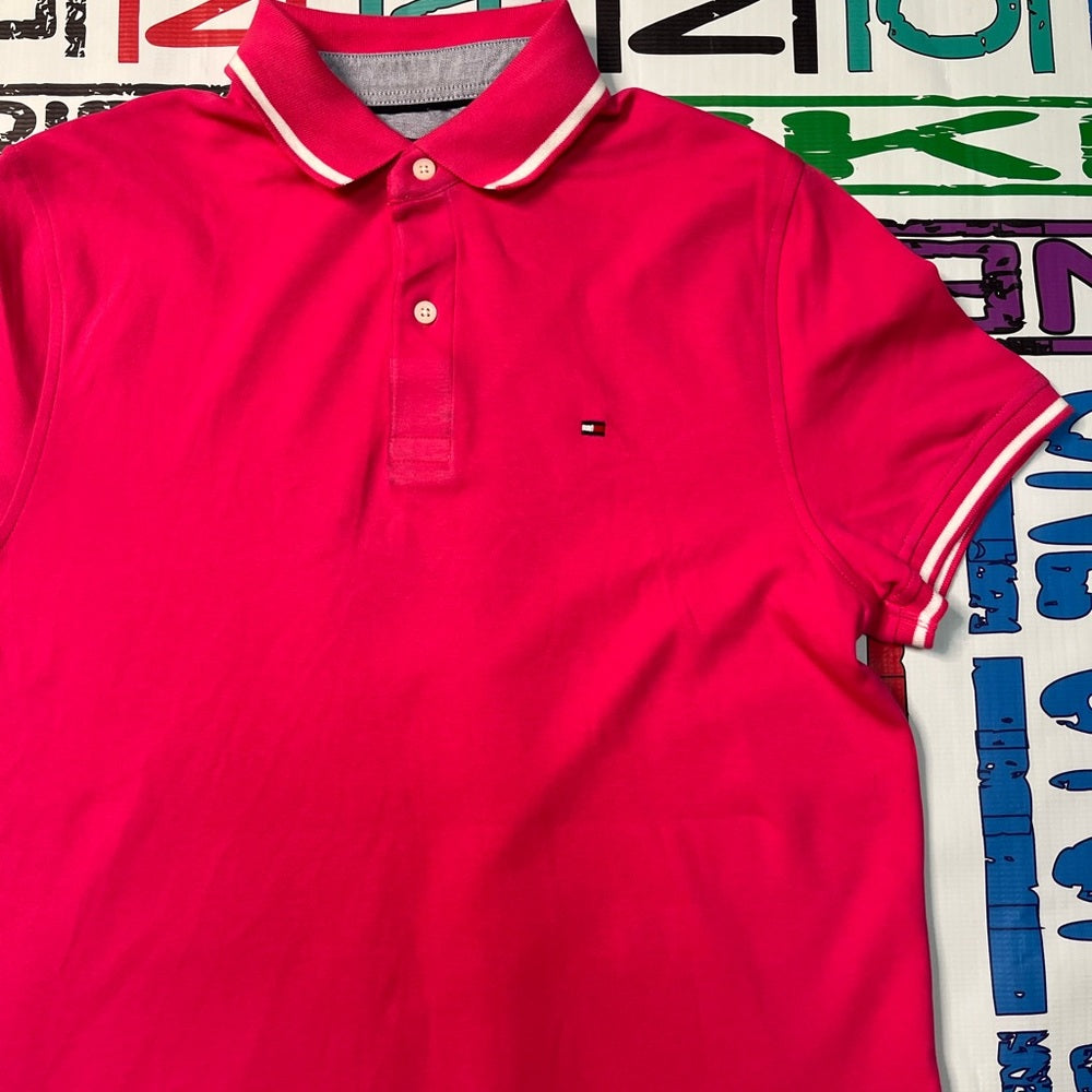 Sz Small Tommy polo shirts pink
