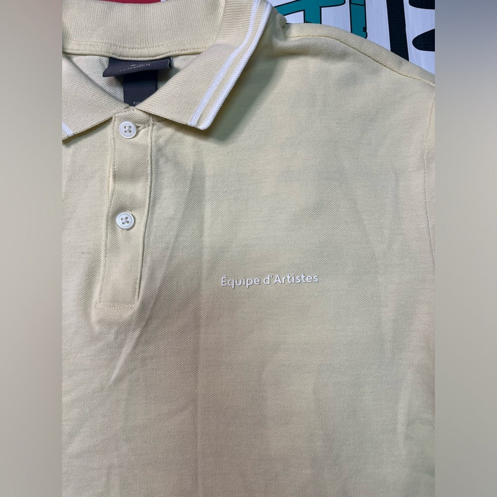 Sz Small yellow polo shirt