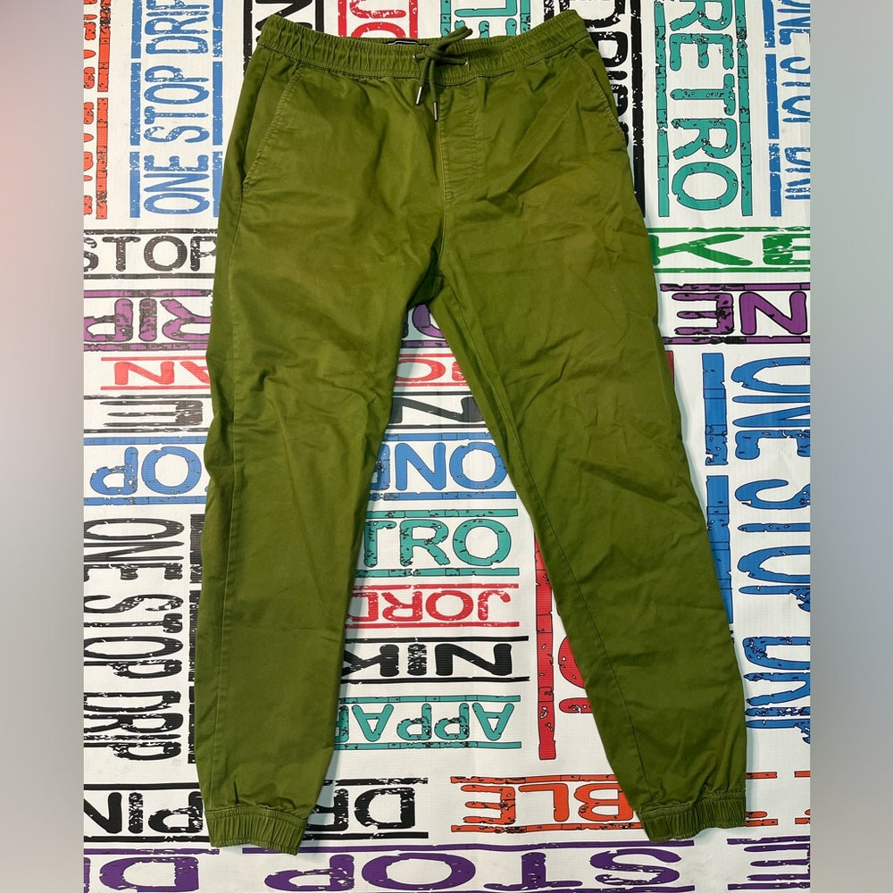 Sz Medium olive cargo joggers