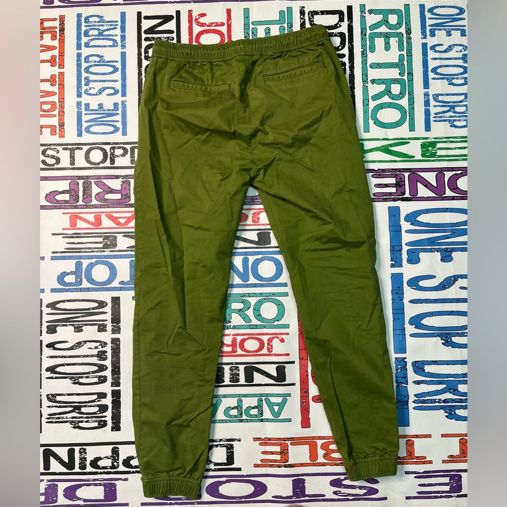 Sz Medium olive cargo joggers
