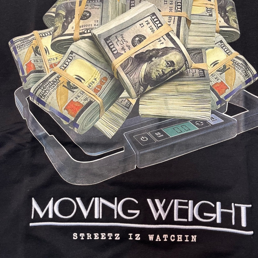 Money weight graphic tee Sz various