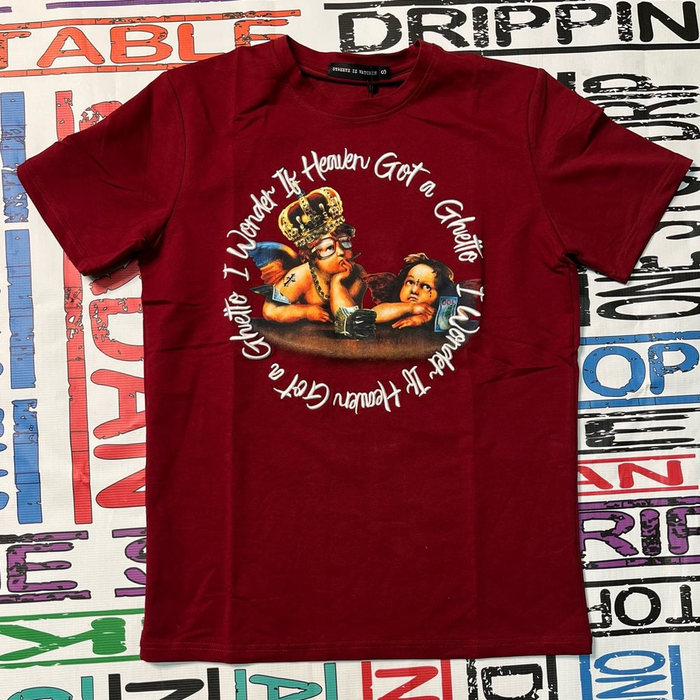 Heaven got a ghetto graphic tee sz various