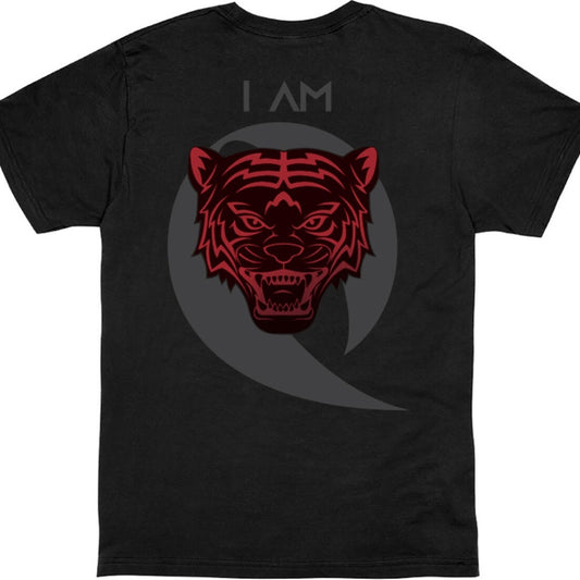 Qualified graphic Tee Sz various black hot pink