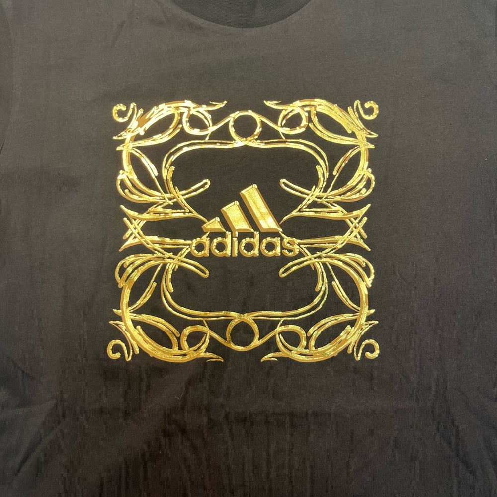 Sz various men’s adidas shirt black & gold