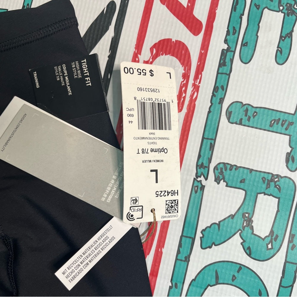 Sz various adidas black sports wear tights